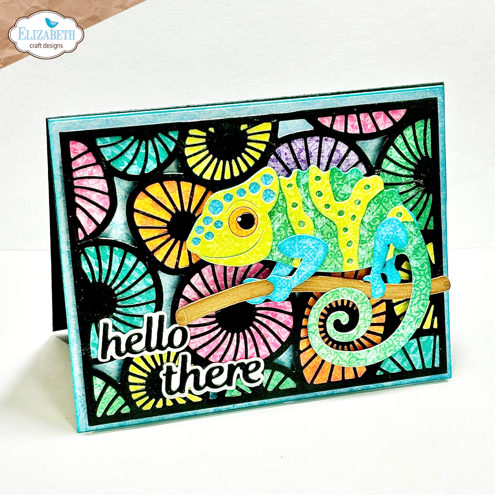 Elizabeth Craft Designs Sunshine Background Dies 2131 hello there