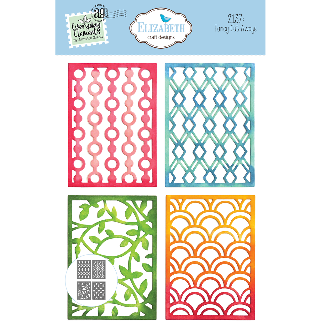 Elizabeth Craft Designs Fancy Cut-Aways Dies 2137