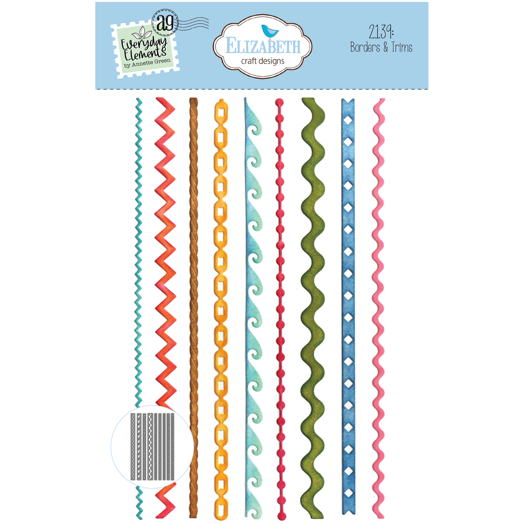 Elizabeth Craft Designs Borders & Trims Dies 2139