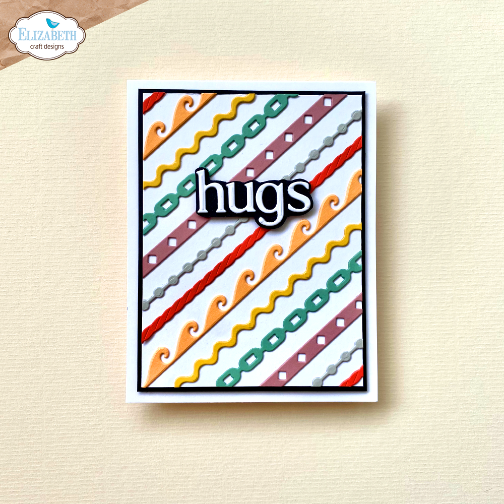 Elizabeth Craft Designs Borders & Trims Dies 2139 hugs