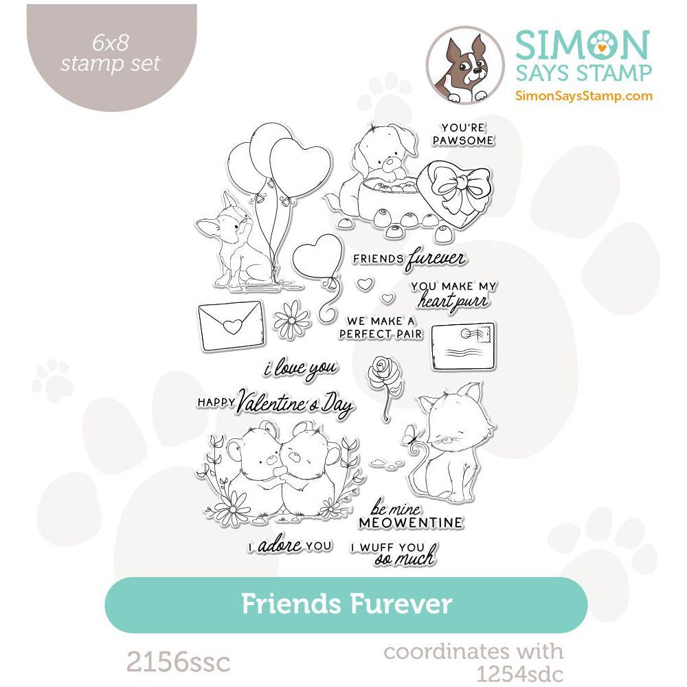 Simon Says Clear Stamps Friends Furever 2156ssc To Love