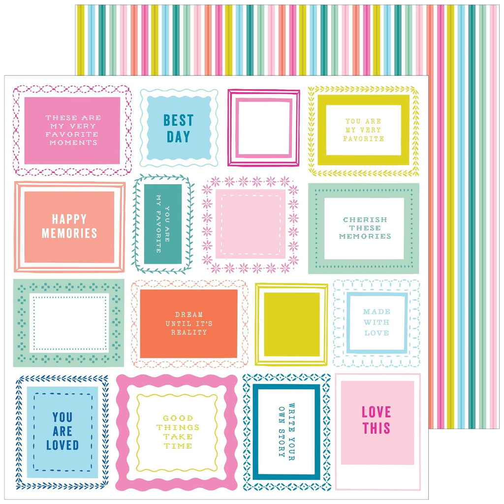 Pinkfresh Studio Picture Perfect 12 x 12 Paper Pack 230924 PICTURE PERFECT