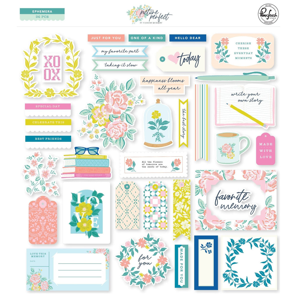 Pinkfresh Studio Picture Perfect Ephemera Pack 232424