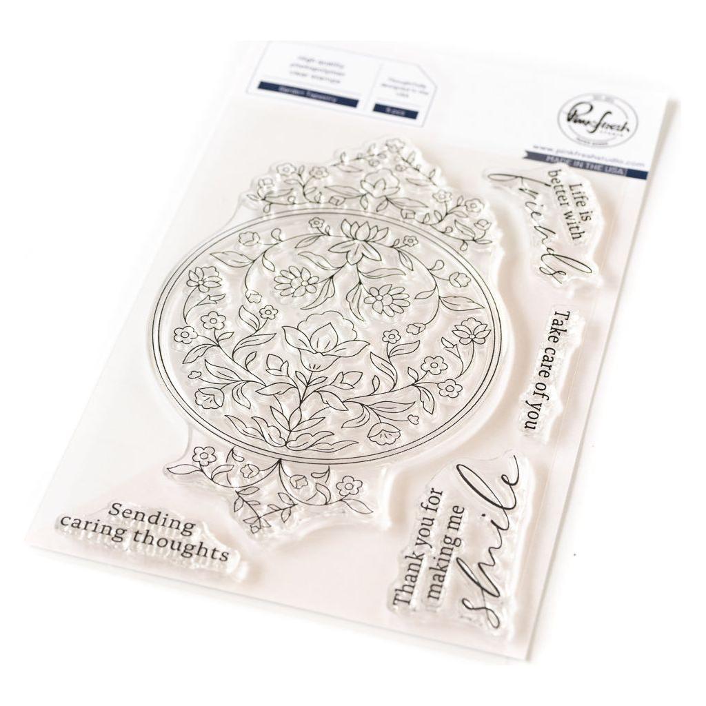 Pinkfresh Studio Garden Tapestry Bundle Clear Stamp Set