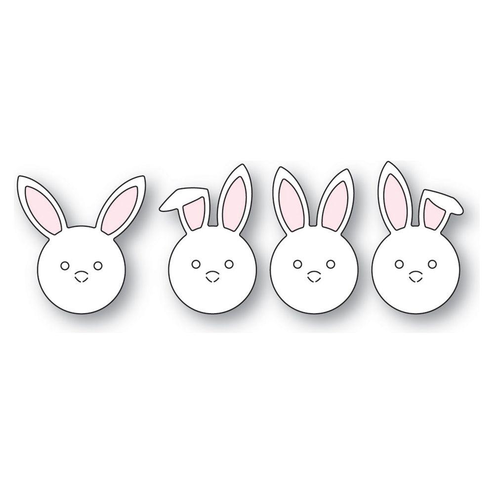 Poppy Stamps Bunny Faces Dies 2564