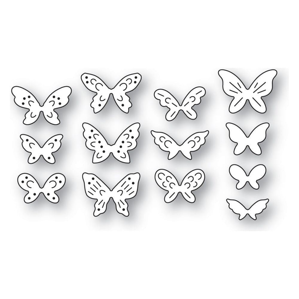 Poppy Stamps Bunches o’ Butterflies Dies 2602