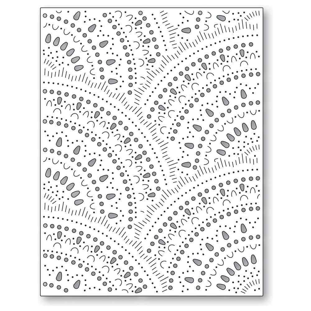 Poppy Stamps Nordic Lacy Plate Die 2615