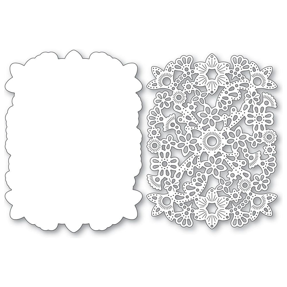 Poppy Stamps Nordic Fancy Background Dies 2628 