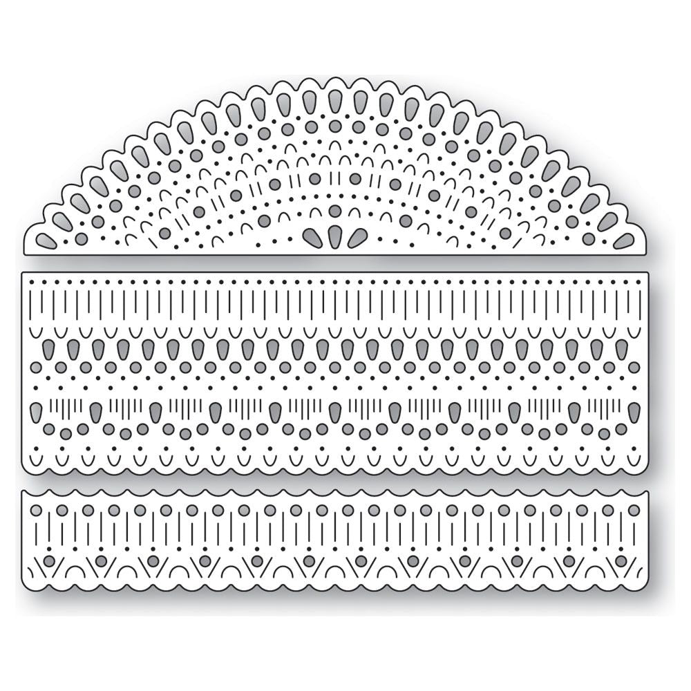 Poppy Stamps Nordic Lavish Border Set Dies 2631