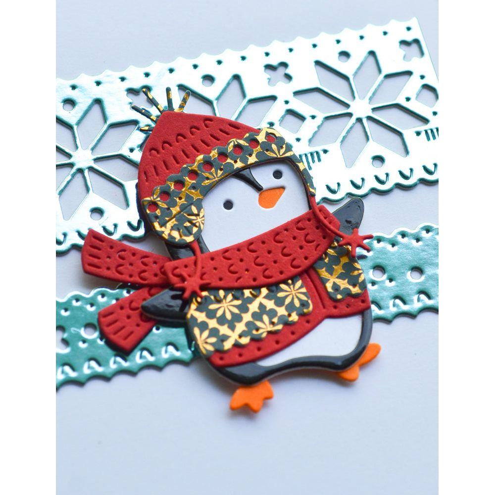 Poppy Stamps Nordic Playful Penguin Dies 2634 nordic