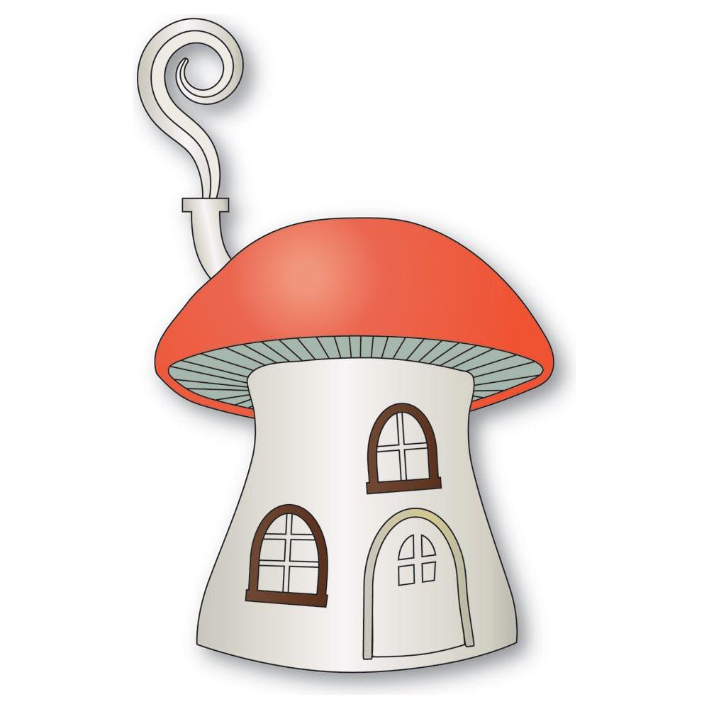 Poppy Stamps Large Mushroom House Dies 2655