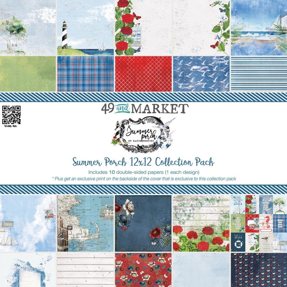 49 and Market Summer Porch 12 x 12 Paper Pack sp-27549