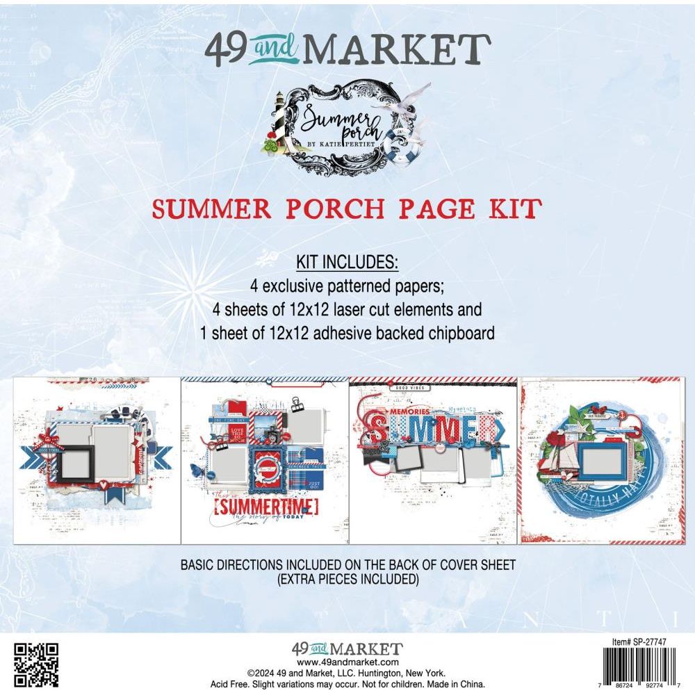 49 and Market Summer Porch Page Kit sp-27747