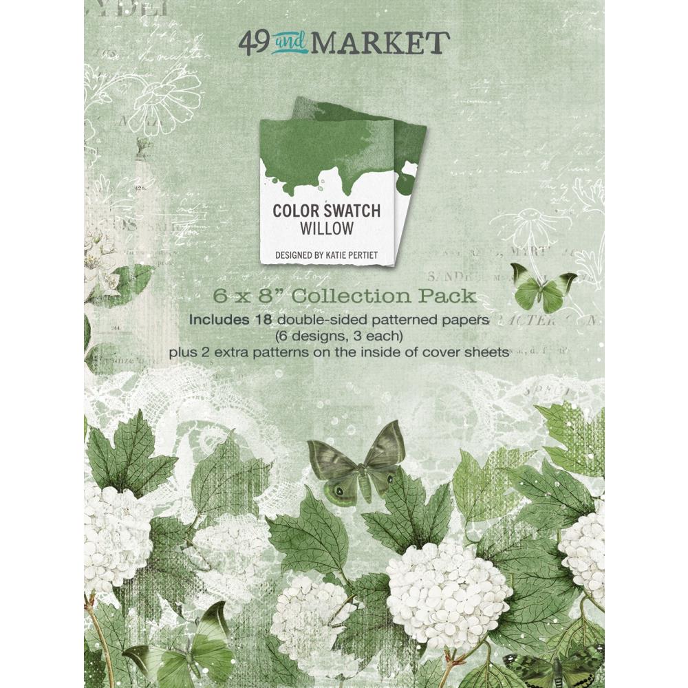 49 and Market Color Swatch Willlow 6 x 8 Paper Pack wcs-27907