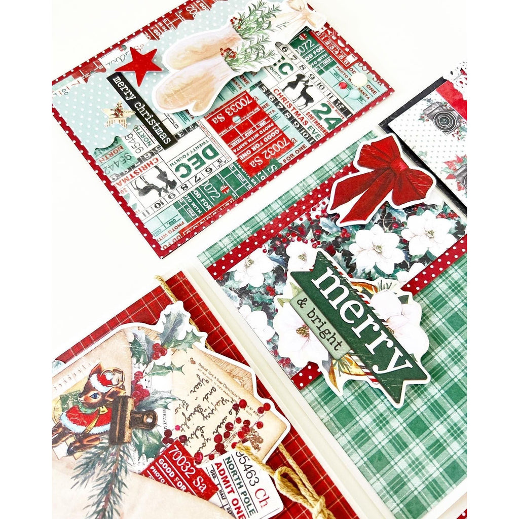 Simple Stories Vintage 'Tis The Season Bits And Pieces 20722 Christmas Layout Project