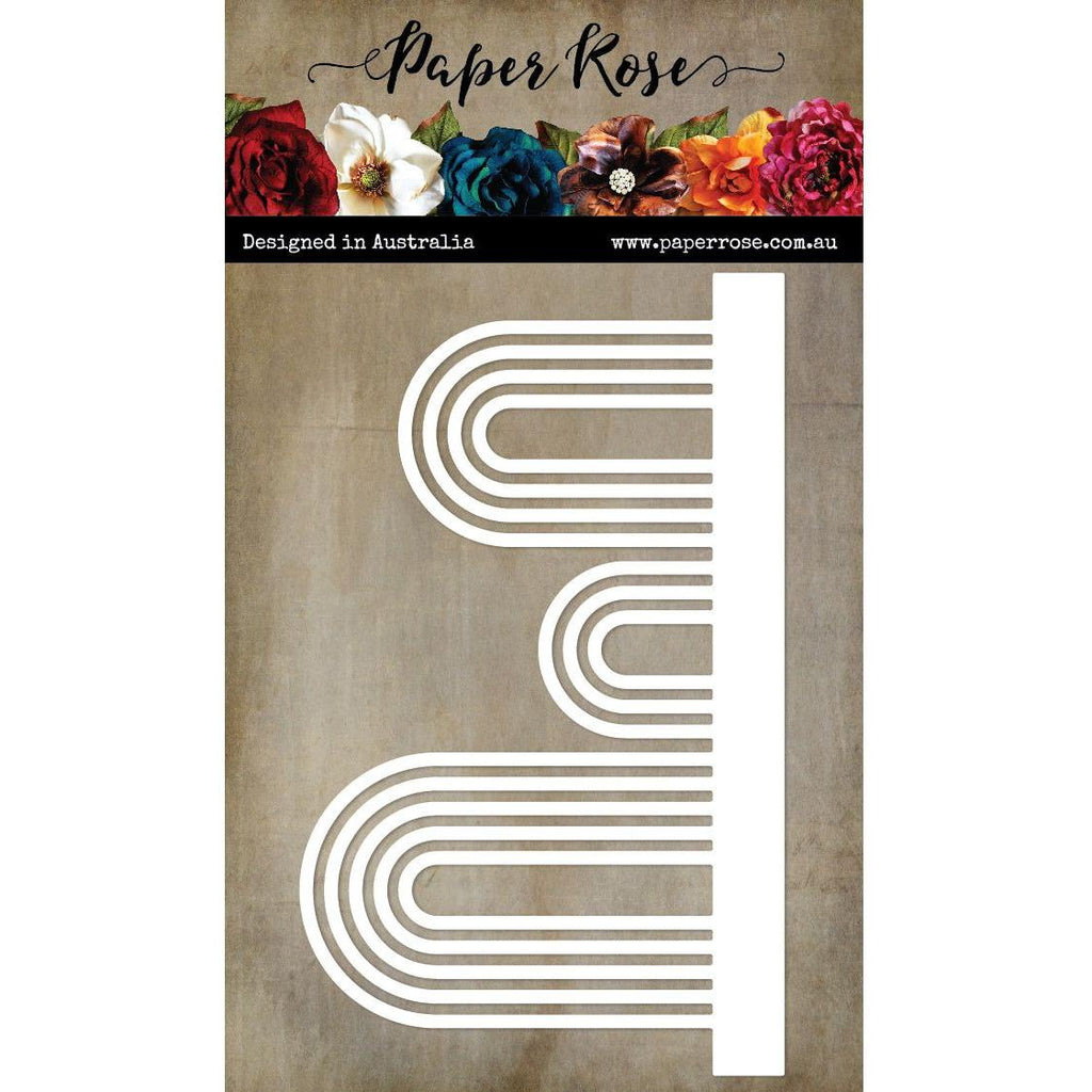 Paper Rose Arches Border Die 29008