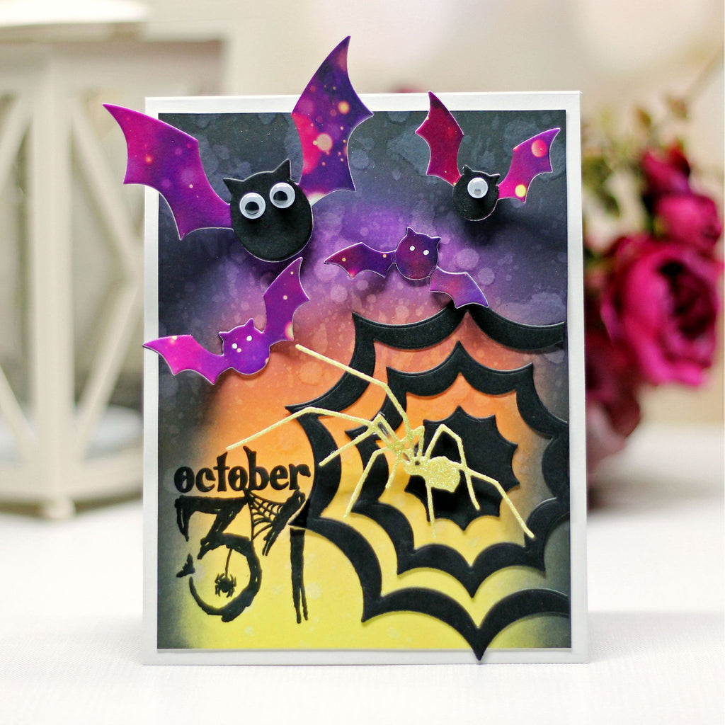 Whimsy Stamps October 31st Clear Stamps cwsd457 bat