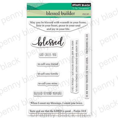 Penny Black Clear Stamps Blessed Builder 30-996