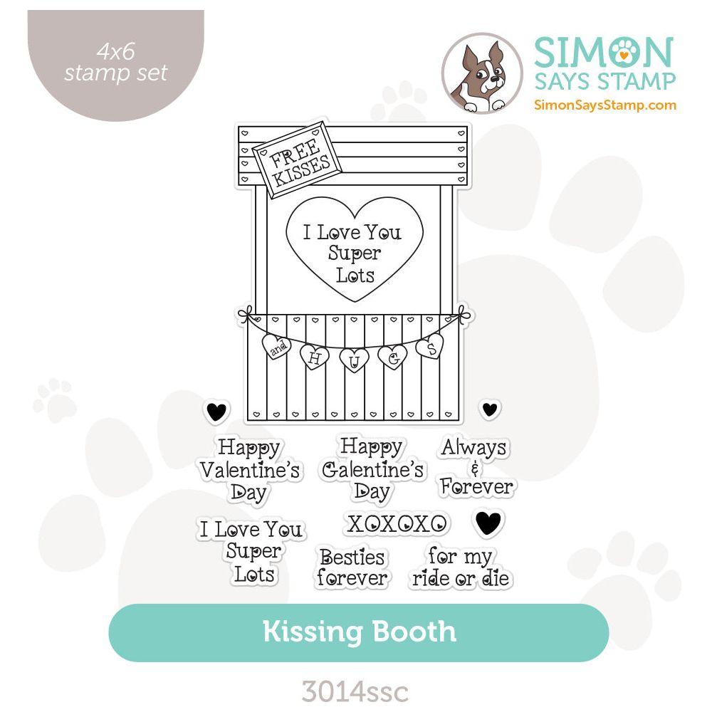 Simon Says Clear Stamps Kissing Booth 3014ssc Smitten