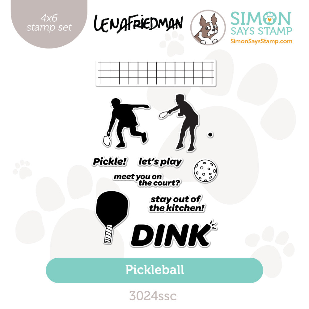 Simon Says Clear Stamps Pickleball 3024ssc Be Bold