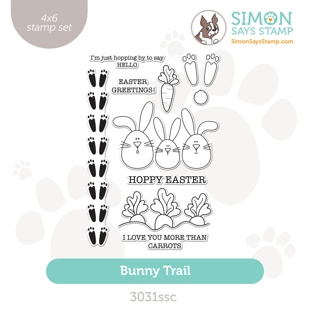Simon Says Clear Stamps Bunny Trail 3031ssc Splendor