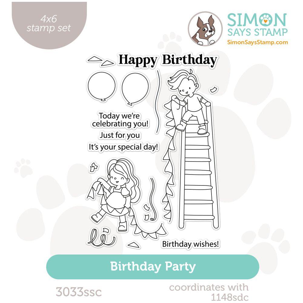 Simon Says Clear Stamps Birthday Party 3033ssc Stamptember