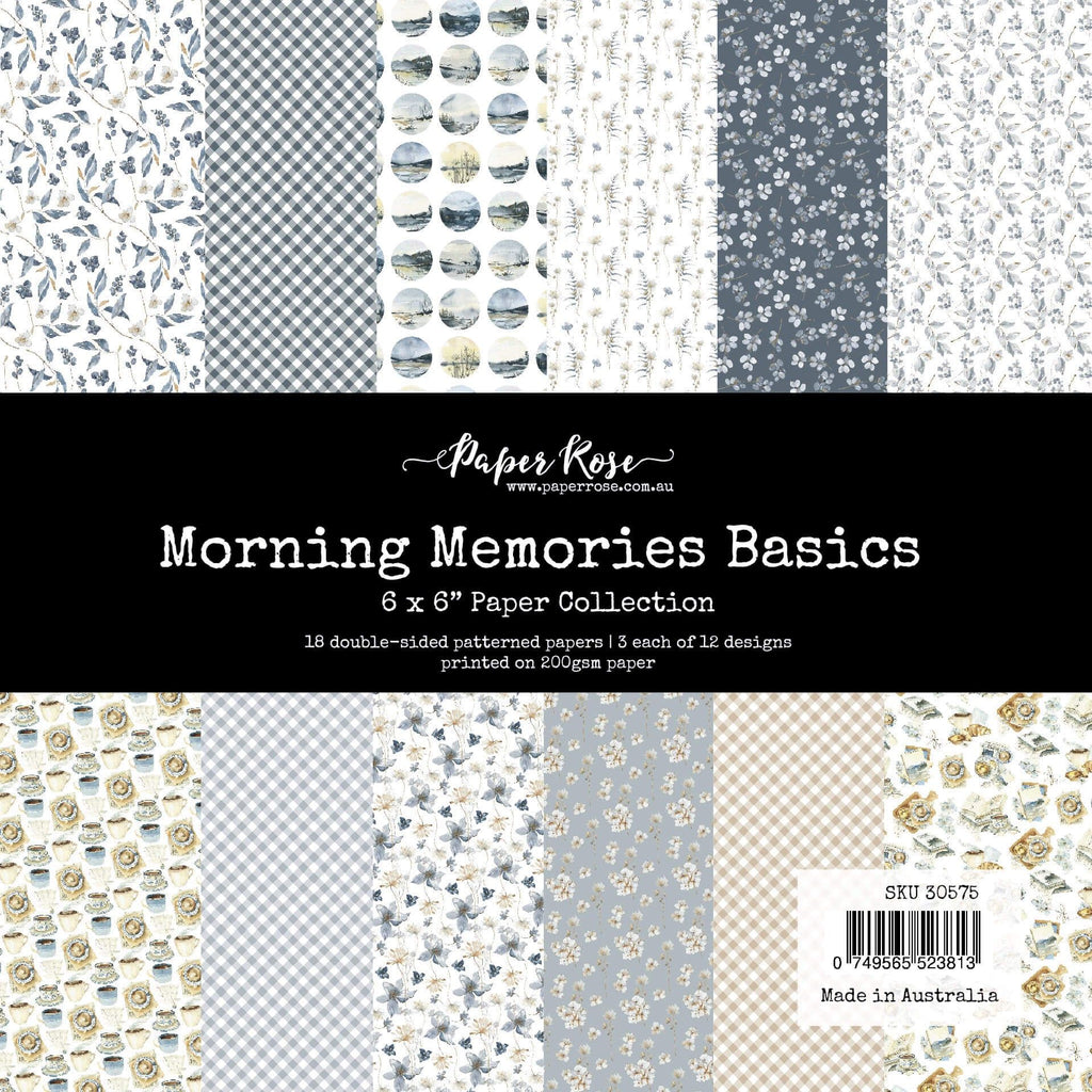 Paper Rose Morning Memories Basics 6x6 Paper 30375