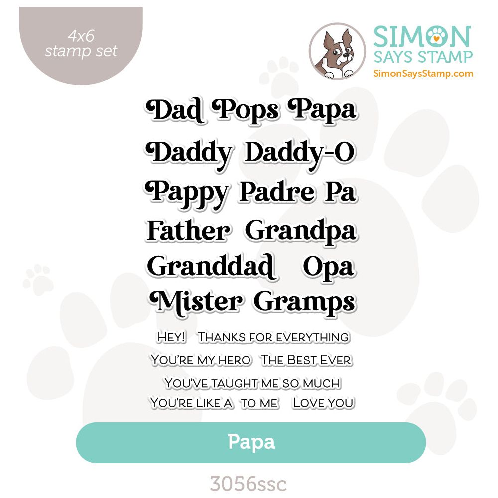 Simon Says Clear Stamps Papa 3056ssc Celebrate