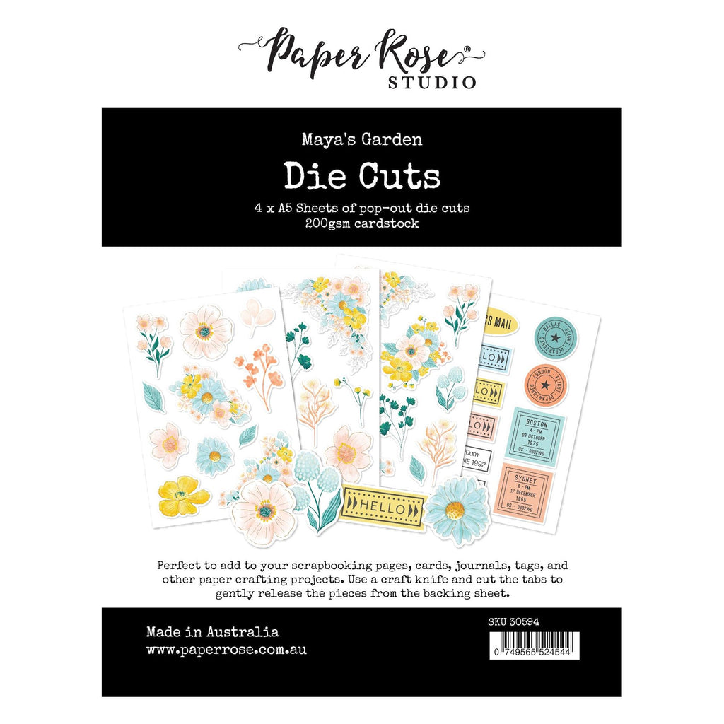 Paper Rose Maya's Garden Die Cuts 30594