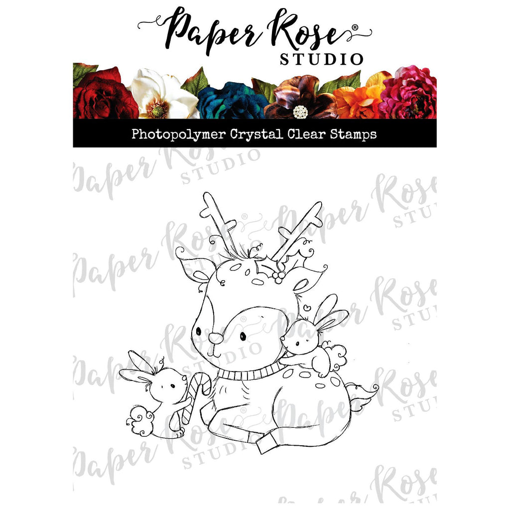 Paper Rose Sweet Reindeer Clear Stamp 30693