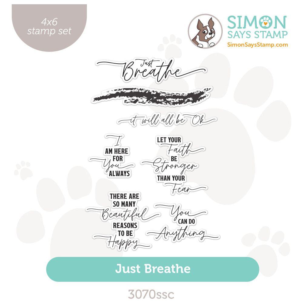 Simon Says Clear Stamps Just Breathe 3070ssc Sunny Vibes