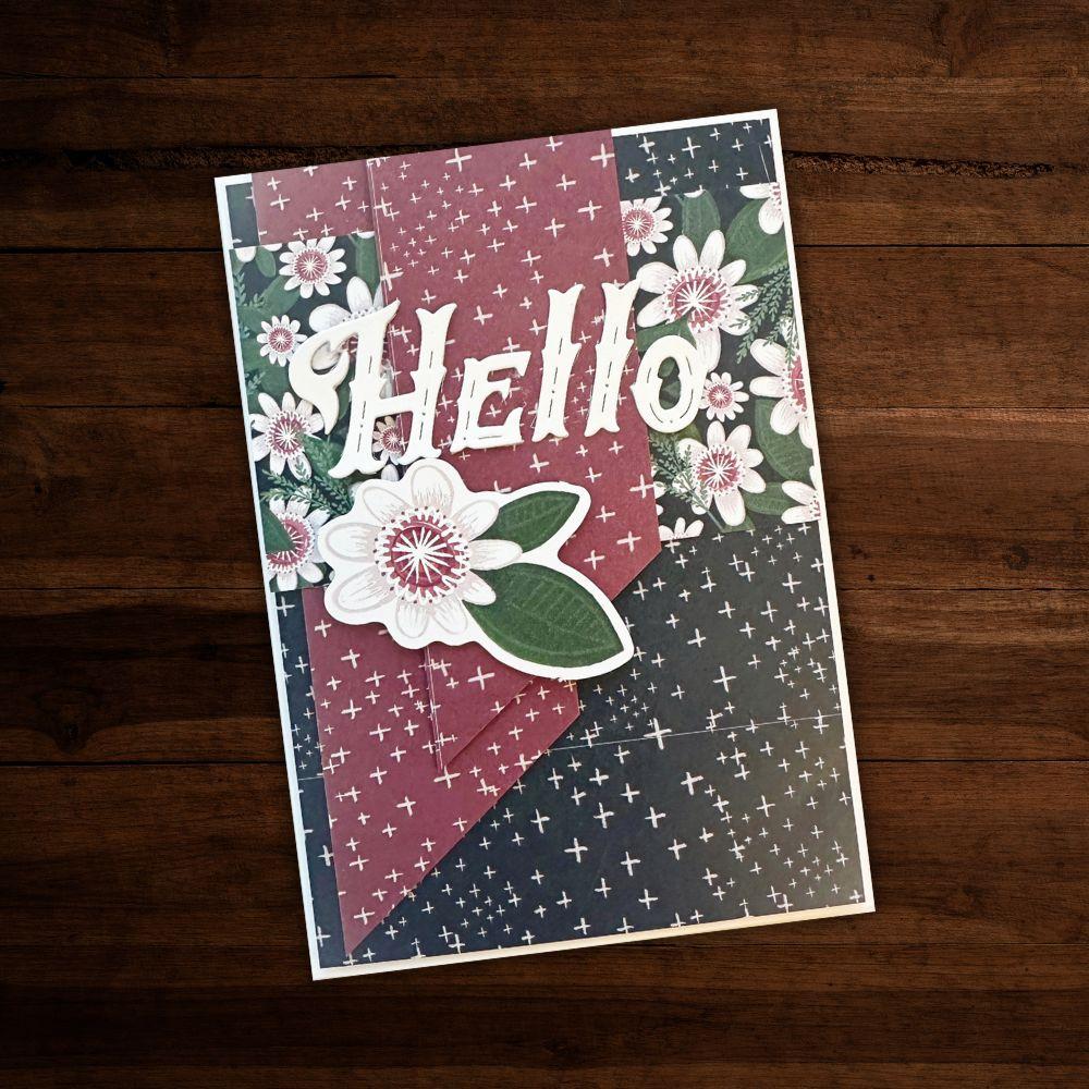 Paper Rose Katie's Tea Party 6x6 Paper 30846 hello floral