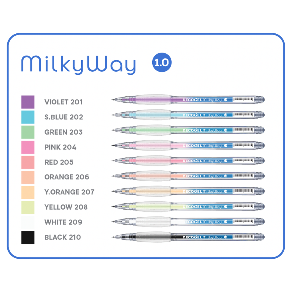 Karin Milky Way DecoGel 1.0 Pen Set 30c2 colors