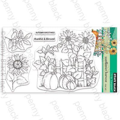 Penny Black Clear Stamps Sunflower Harvest 31-012