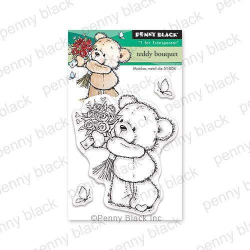 Penny Black Clear Stamps Teddy Bouquet 31-024