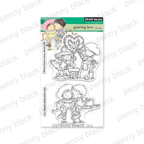 Penny Black Clear Stamps Growing Love 31-033