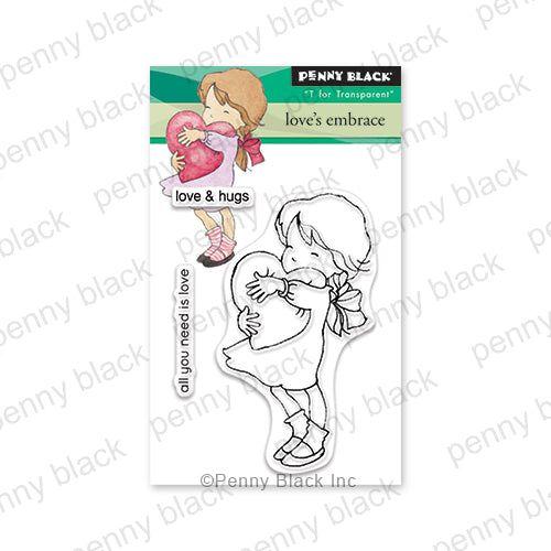 Penny Black Clear Stamps Love's Embrace 31-036