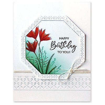 Penny Black Clear Stamps Nature's Jewels 31-048 birthday