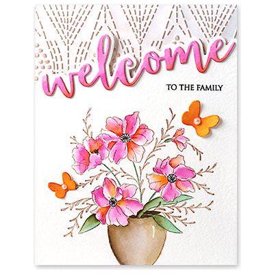 Penny Black Clear Stamps Captivate 31-050 welcome