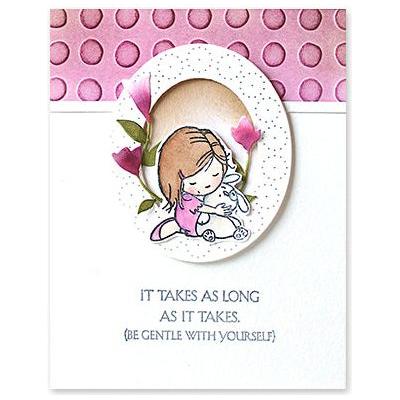 Penny Black Clear Stamps Childhood 31-054 caring card