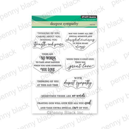 Penny Black Deepest Sympathy Clear Stamps 31-057