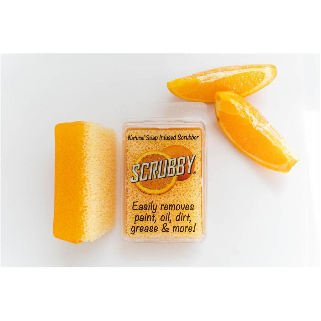 Scrubby Soap Original Orange 89097 glamour shot with orange slices 