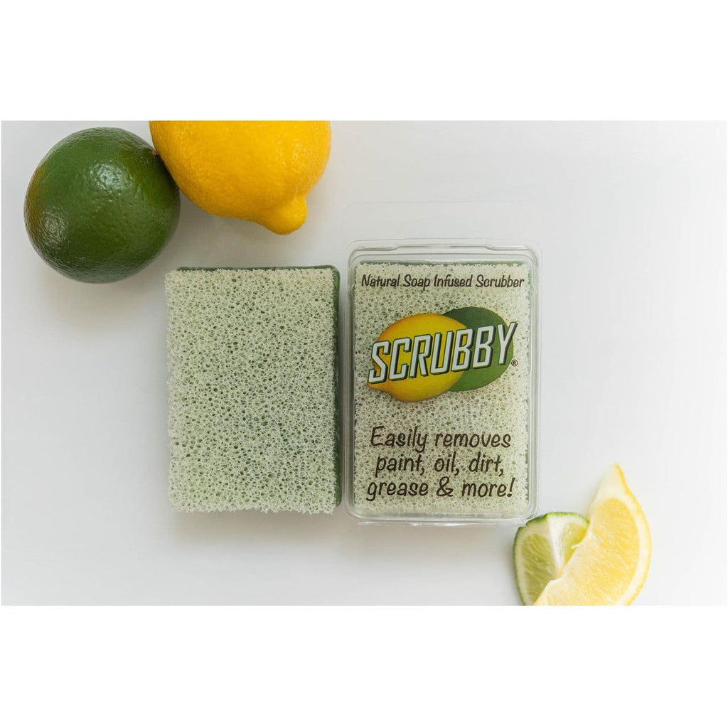 Scrubby Soap Lemon-Lime 91424 Glamour Shot With Fruit Slices