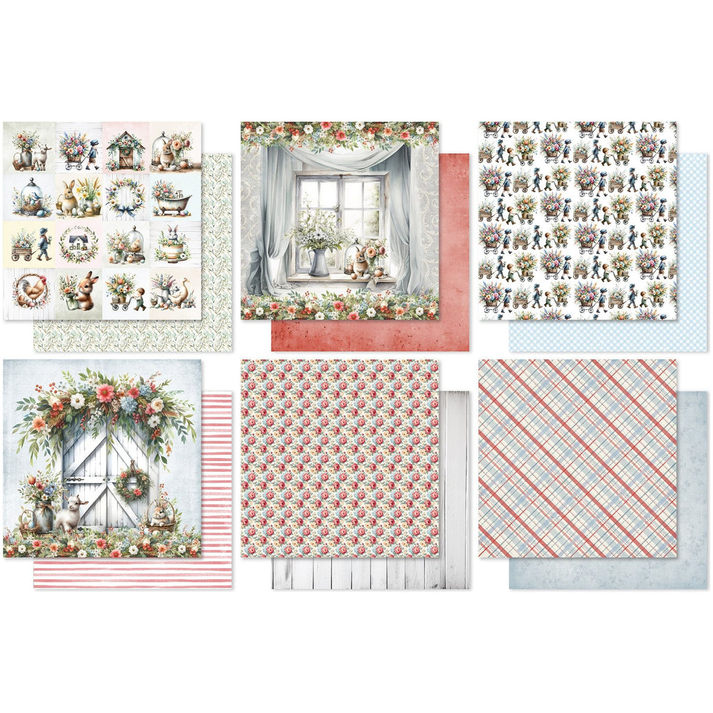 Paper Rose Farmhouse Friends 12x12 Paper 31977 sheets