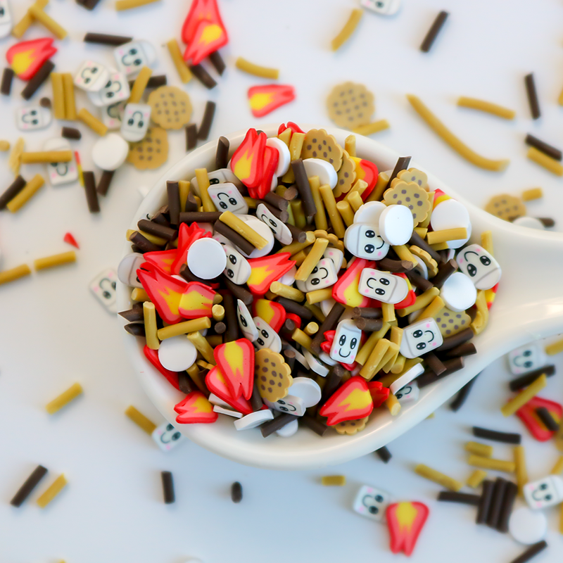 This Calls For Confetti Campfire Sweets Clay Polymer Confetti