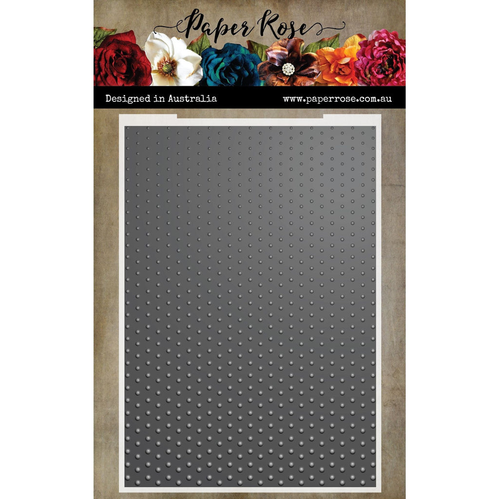 Paper Rose Simple Dots 3D Embossing Folder 32160