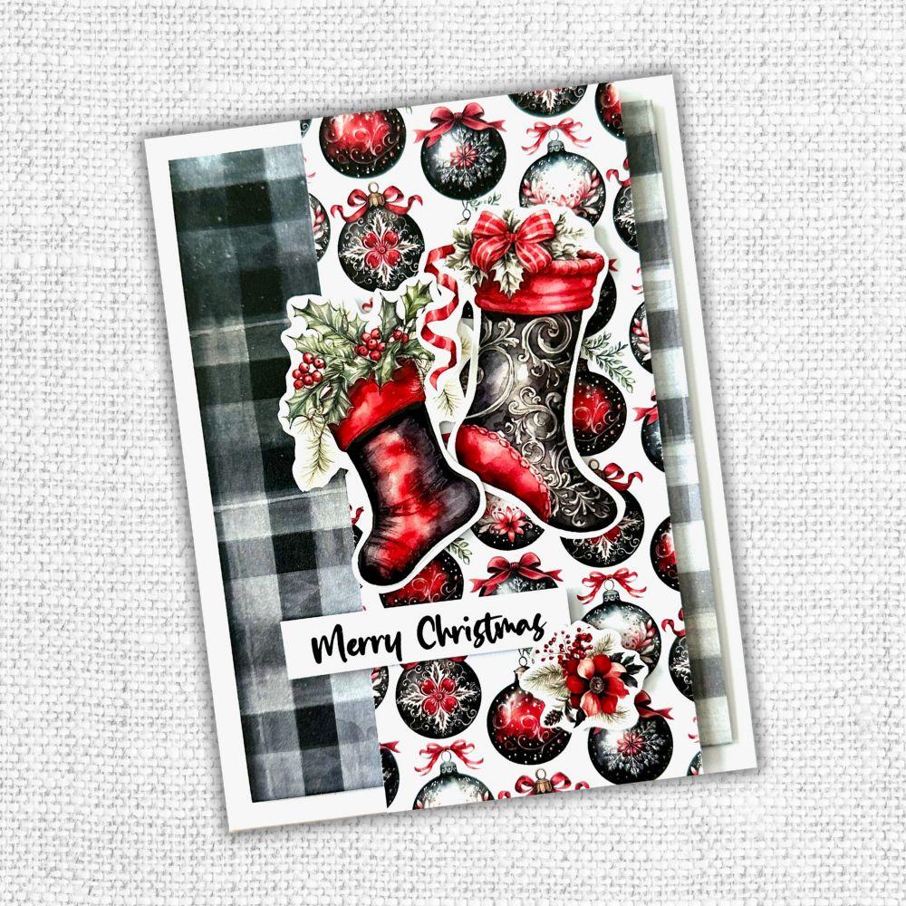 Paper Rose Jolly Holidays Basics 6x6 Paper 32616 christmas