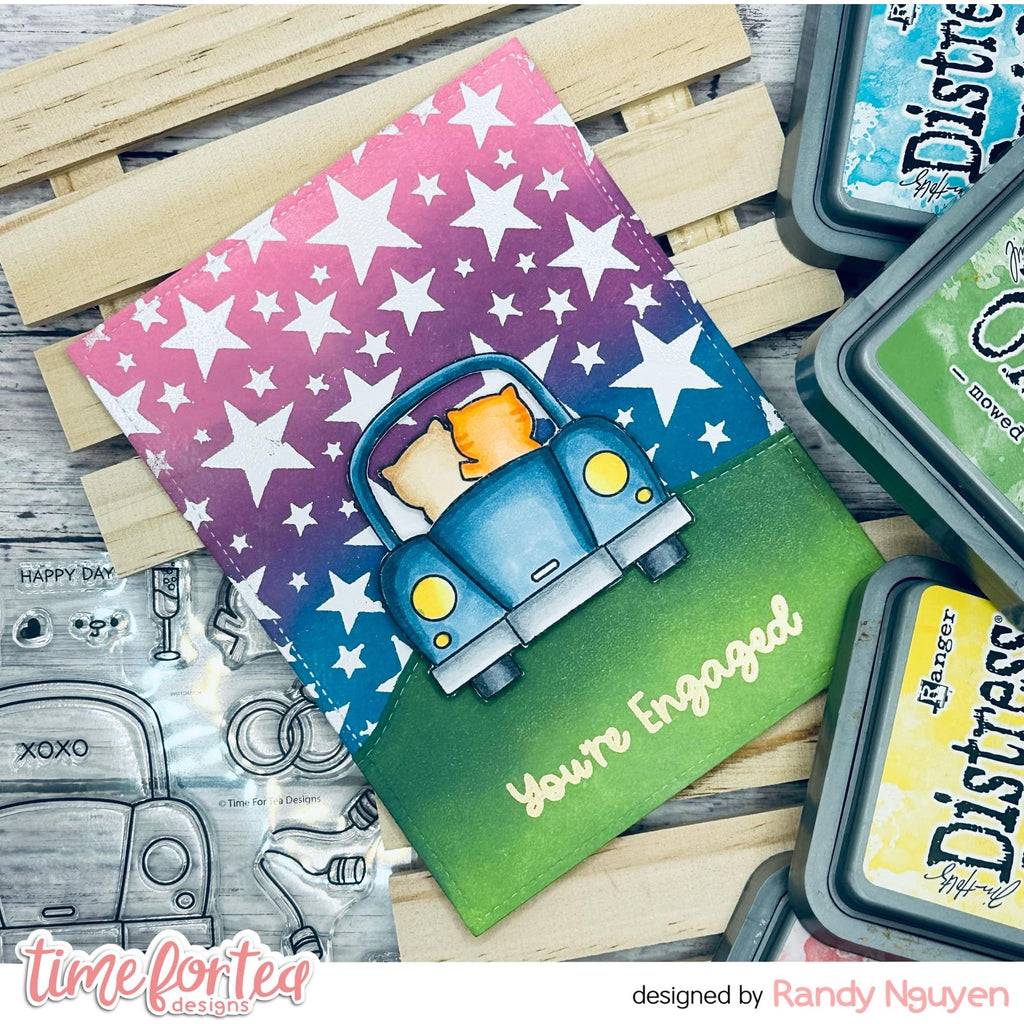 Time For Tea Designs You're Engaged Coordinating Dies stars