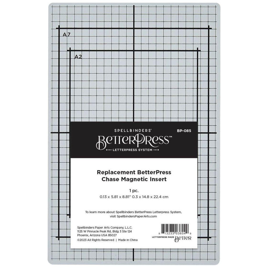 BP-085 Spellbinders Replacement BetterPress Chase Magnetic Insert