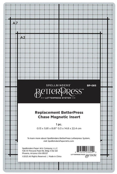 Replacement BetterPress Chase Magnetic Insert